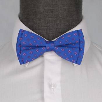 Бабочка мужская с платком 0056