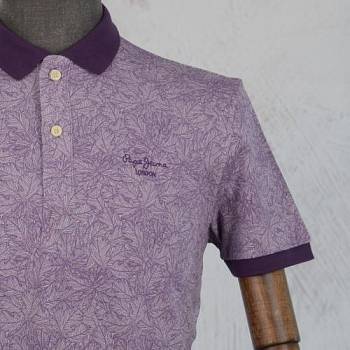 Поло мужское Pepe Jeans 1900APURPLE